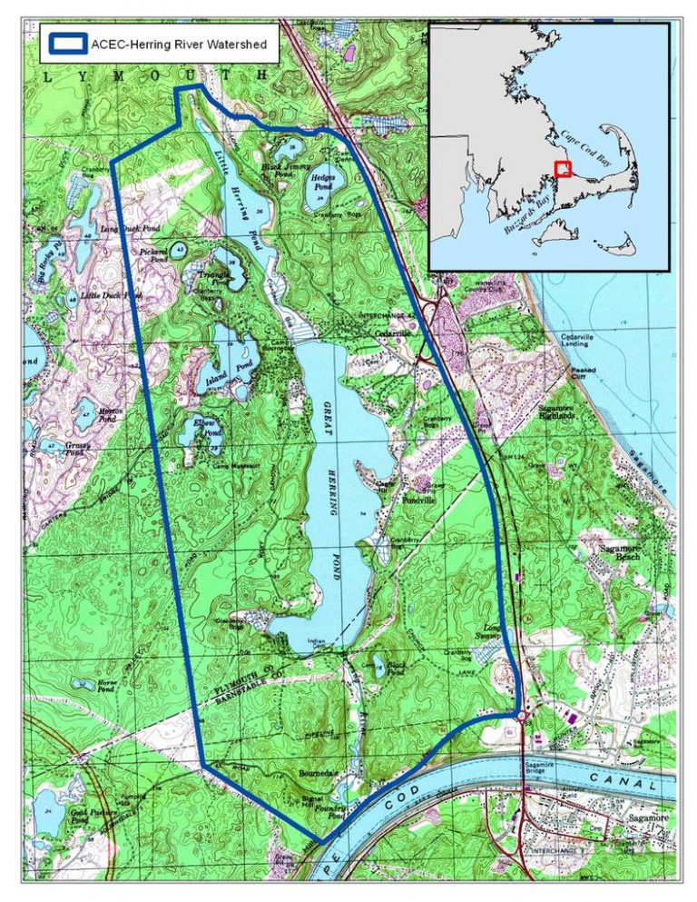 Map Herring Ponds Watershed Association